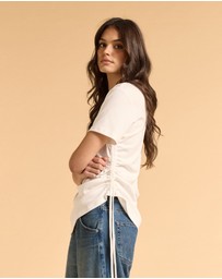 MVN - Rouched Side Tee