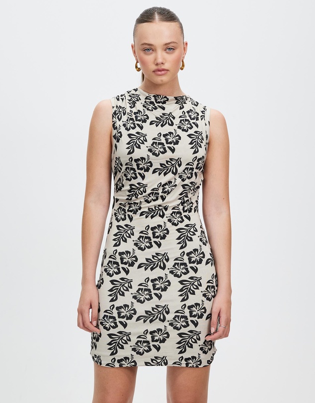Third Form - Hawaii 2.0 Tuck Mini Dress