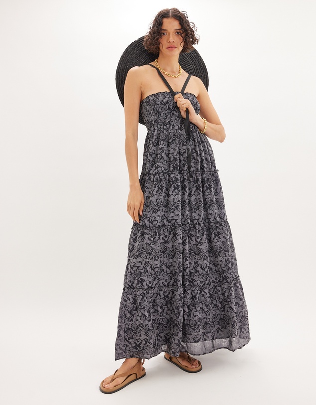 Amelius - Diane Batik Print Maxi Dress