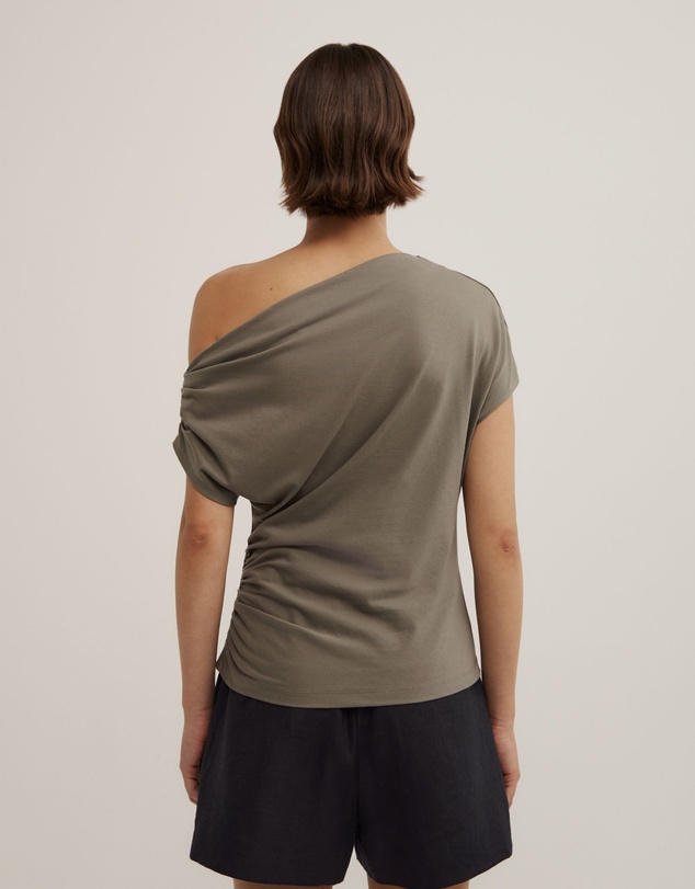 Witchery - Asymmetric Draped T-shirt