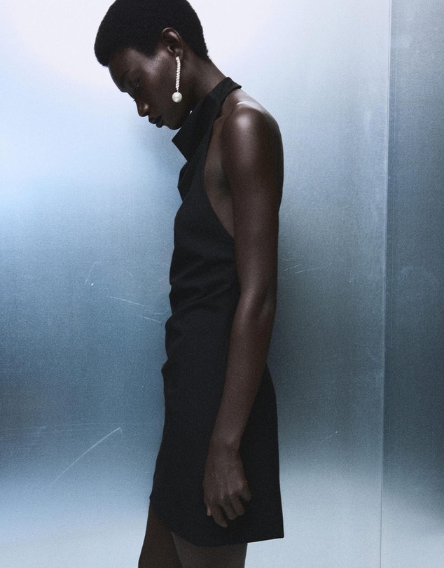 M.N.G - Halter Neck Ruched Dress