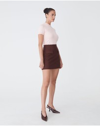 Forcast - Kinsley Tailored Mini Skirt