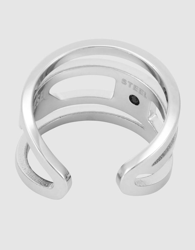 Diesel - Ear Cuff Silver Tone Earring