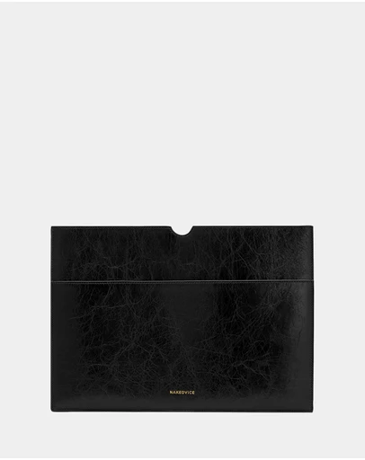 Nakedvice - The Bass Black Gold Laptop Sleeve