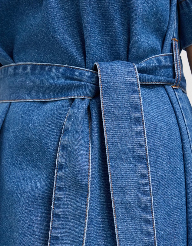The Fated - Kate Denim Midi Dress