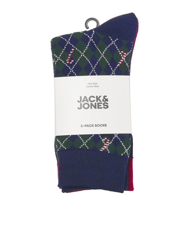Jack & Jones - 3-Pack Happy Holidays Socks