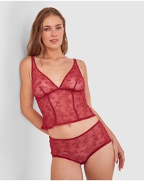 Bras N Things - Night Games Fainthearted Cami - Berry