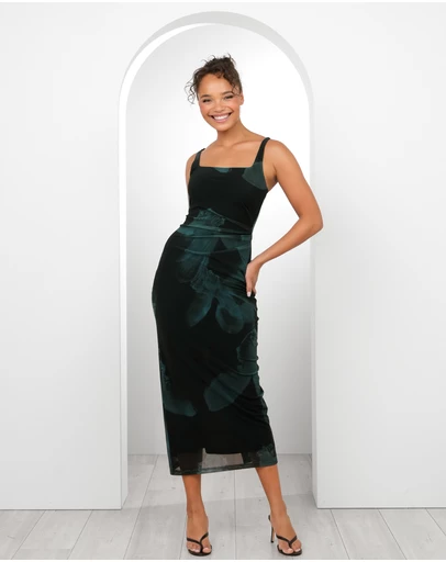 Pilgrim - Beau Square Neck Maxi Dress