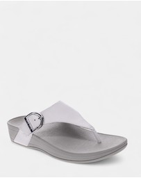 Mia Vita - Faith Toe Post Sandal - White