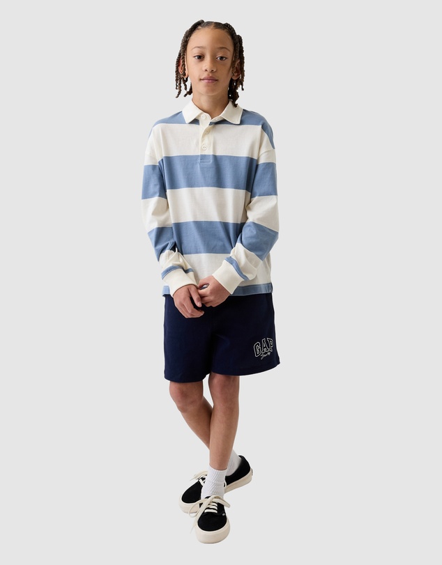 GAP - French High Waist Logo Shorts - Teens