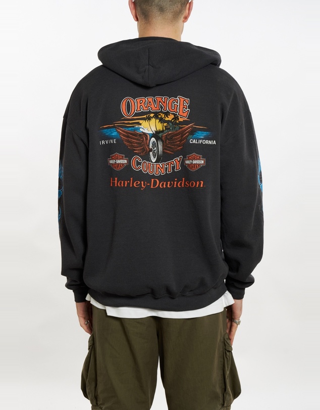 Vintage by The Real Deal - Pre Loved - Vintage Harley Davidson Hooded Sweatshirt