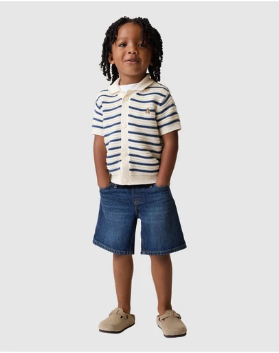 GAP - Denim Baggy Shorts - Babies-Kids