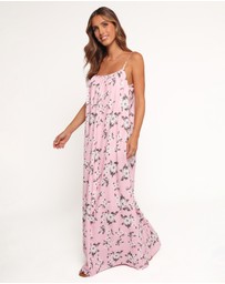 Petal & Pup - Lumina Maxi Dress - Pink Floral