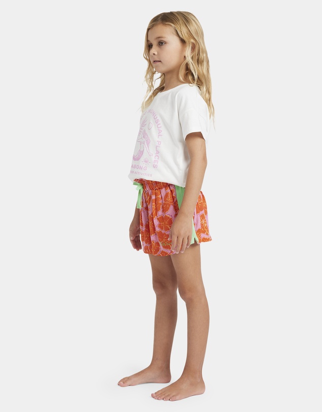 Billabong - Girls 0 to 5 Happy Hibiscus Olly Shorts