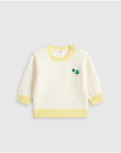 Seed Heritage - Contrast Rib Knit Sweater