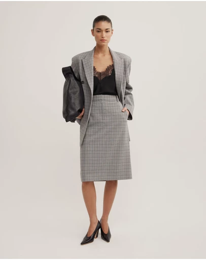 Witchery - Check Midi Skirt