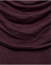 M.N.G - Fitted Sweater With Draped Neckline