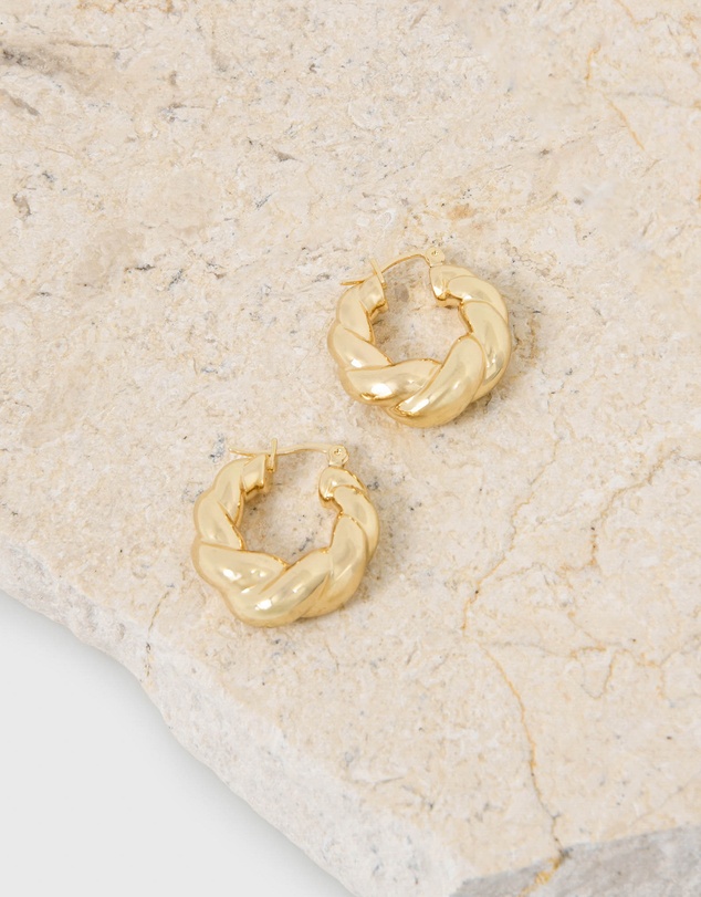 Forcast - Elle 16k Gold Plated Earrings