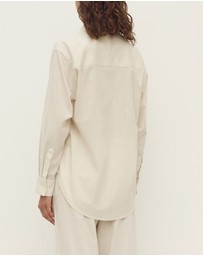 Assembly Label - Marina Stripe Fitted Shirt