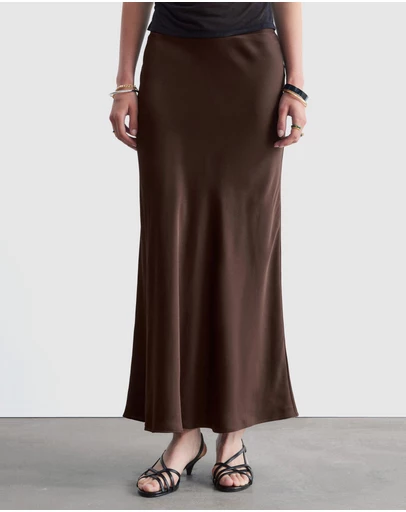 & Other Stories - Satin Maxi Skirt