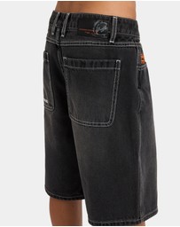 Billabong - Boys 8 to 16 Spec Denim Shorts