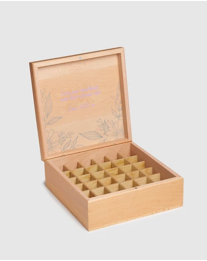 ECO. Modern Essentials - ECO. Wooden 36 Essential Oils Box
