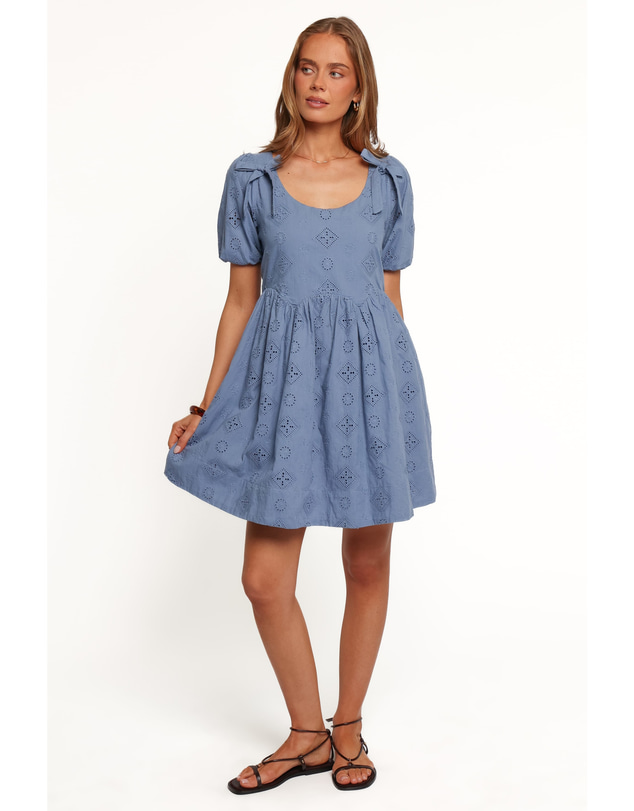 Petal & Pup - Yvonne Mini Dress - Navy