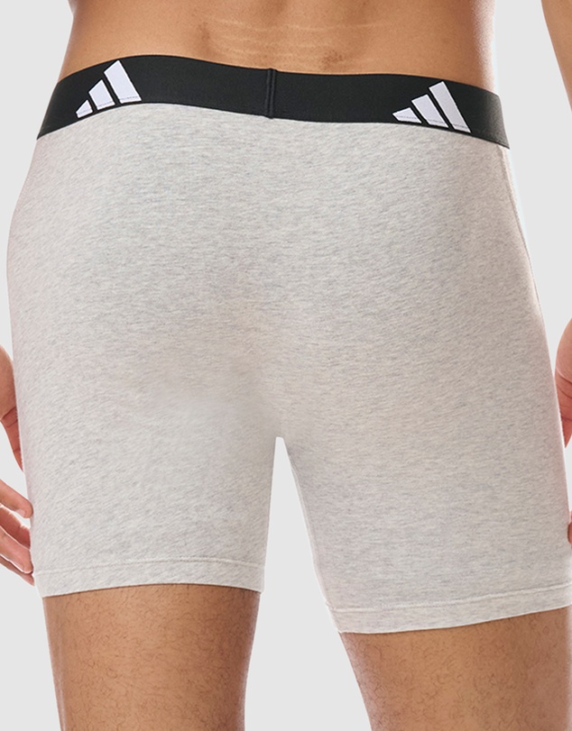 adidas Sportswear - 3 Pack Active Flex Cotton Boxer Brief Underwear