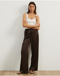 Atmos&Here - Saffron Satin Pants