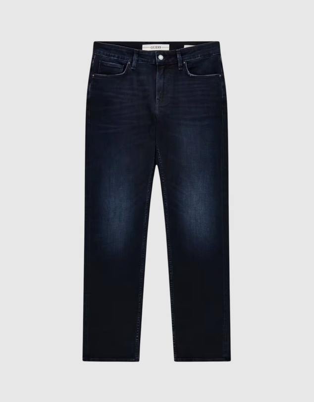 GUESS - Mide-Rise Angels Straight Leg Jeans