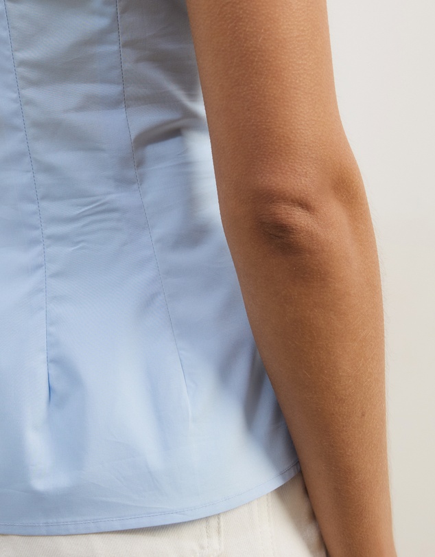 Atmos&Here - Marcy Pin Tuck Short Sleeve Shirt