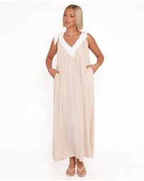 Petal & Pup - Dami Maxi Dress - Oatmeal