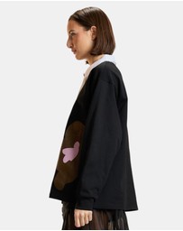 Cynthia Rowley - Printed Cotton Rugby Shirt