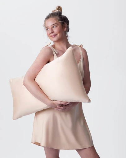 Bras N Things - Natalia Pillowcase - Champagne