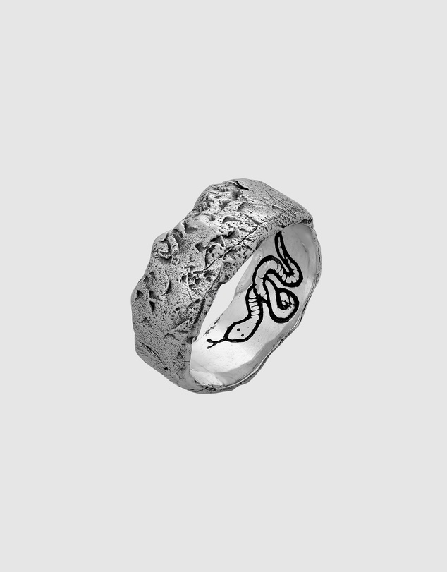 Haze & Glory - ICONIC EXCLUSIVE - Serpent Ring in Oxidised 925 Silver