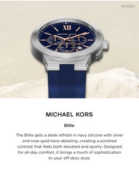 Michael Kors - Billie Blue Chronograph Watch