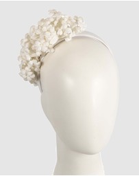 Max Alexander - Cream Flower Fascinator Headband