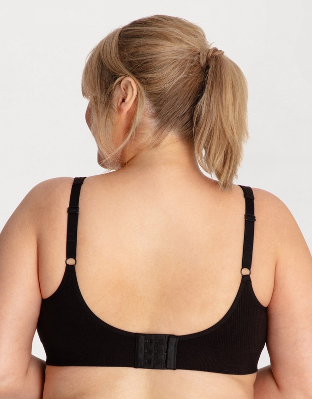 Ava & Audrey  - Underbliss by Ava & Audrey Seamless Bamboo Blend Comfort Wire-Free Bra 2 Pack