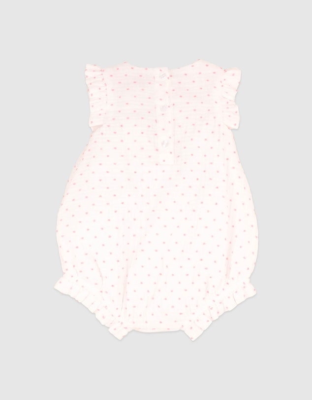Bebe by Minihaha - Paradiso Pink Dobby Bodysuit