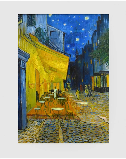 Inka Arthouse - Cafe Terrace by Van Gogh Art Print