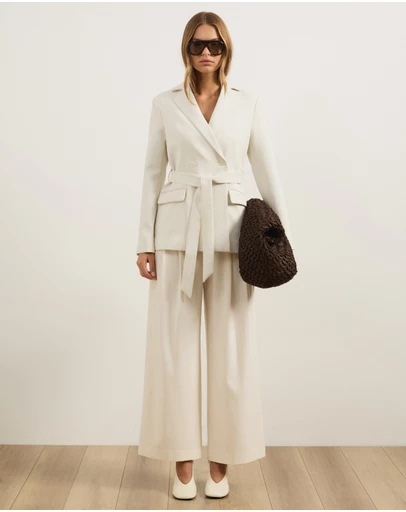 Atmos&Here - Odelia Tie Waist Blazer