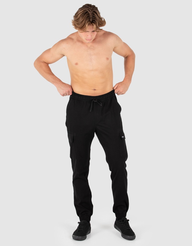 UNIT - UNIT Pivot Elastic Waist Cuffed Cargo Pants