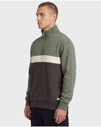 Academy Brand - Academy Contrast 1/4 Zip Sweat