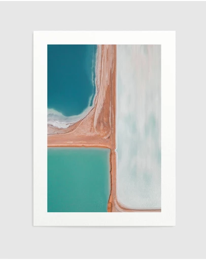 Olive et Oriel - Salt Fields I Art Print