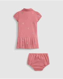 Polo Ralph Lauren - Polo Pony Stretch Mesh Polo Dress - ICONIC EXCLUSIVE - Babies