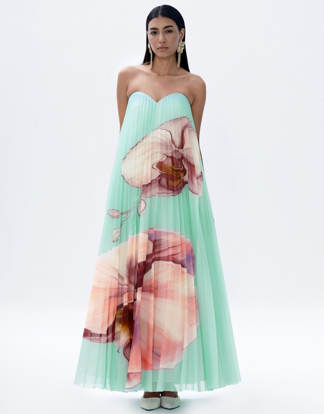 JUSTIN TONG - Amelie Pleated Dress