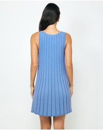 AERE - Zia Rib Knit Mini Dress