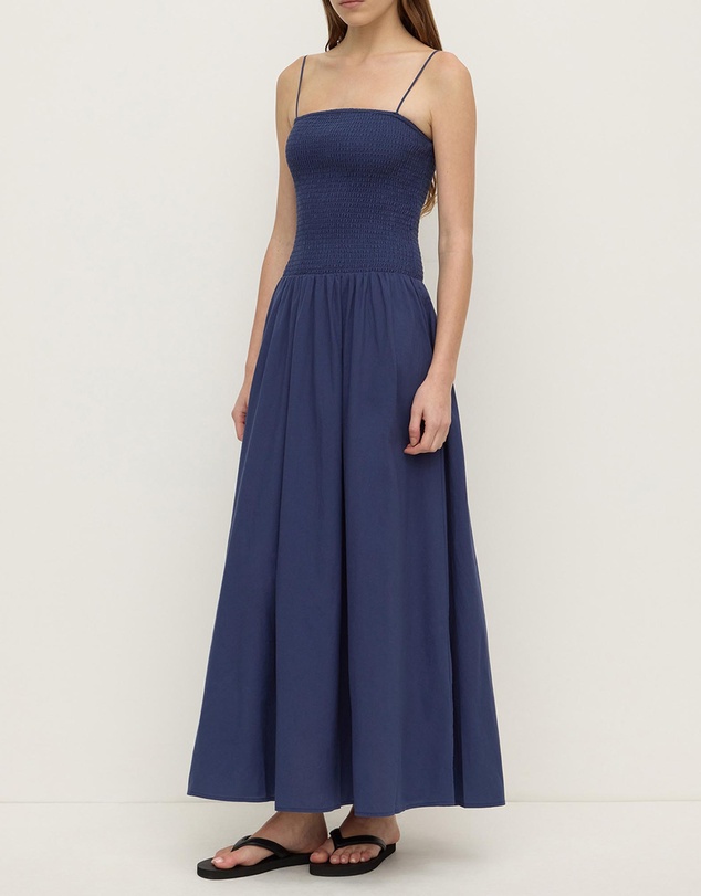 Assembly Label - Connie Cotton Shirred Dress