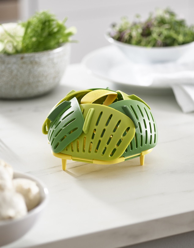Joseph Joseph - Bloom™ Folding Steamer Basket (Green)