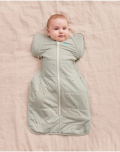 Love to Dream - Swaddle Up™ Transition Bag 2.5T Quilted Stretch Cotton Bees Olive